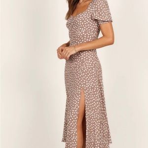 Petal & Pup Brown/Mocha Midi Dress